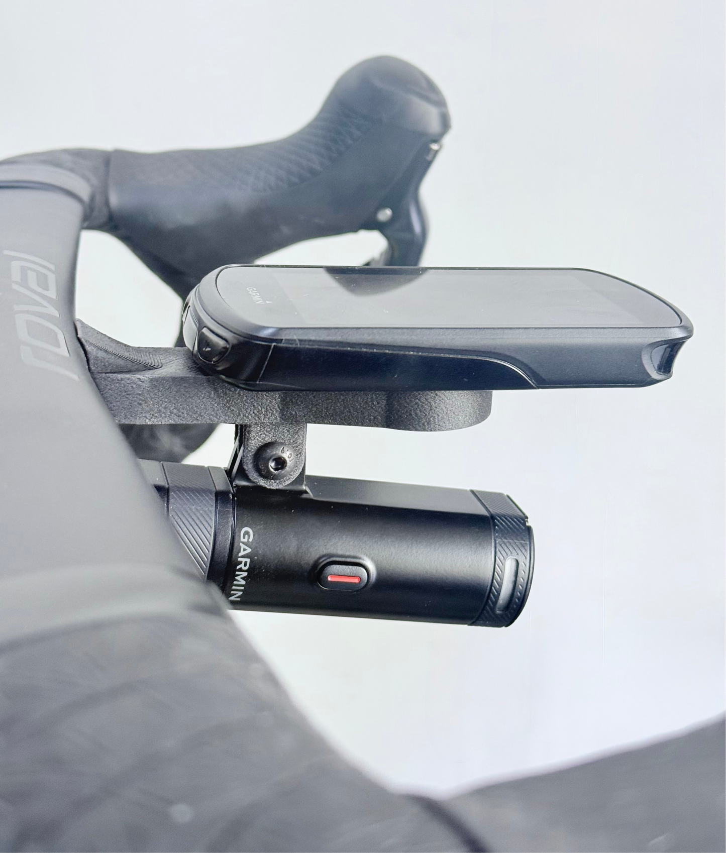 Aero Computer Mount with GoPro Add-On For The Roval Rapid Cockpit (SL8 Tarmac)