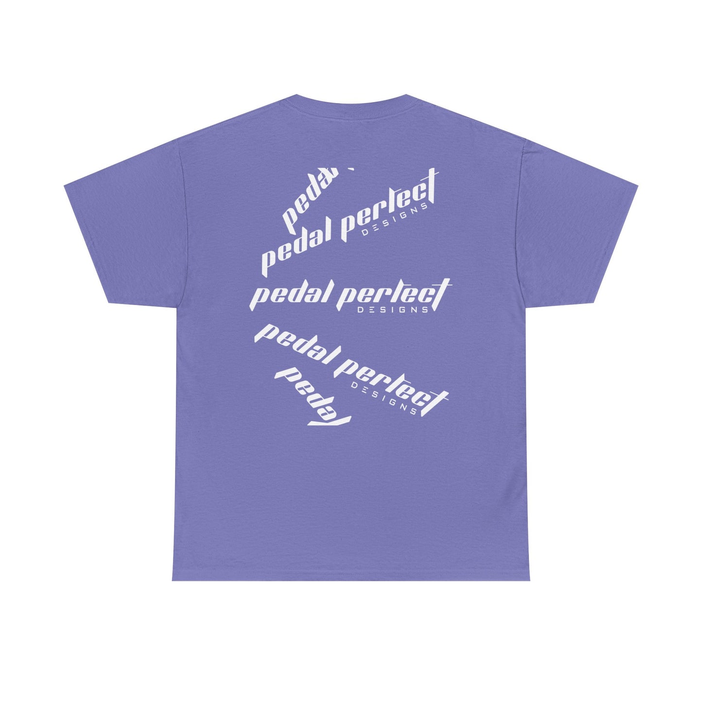 Pedal Perfect Graphic Tee - Unisex Heavy Cotton T-Shirt for Cycling Enthusiasts