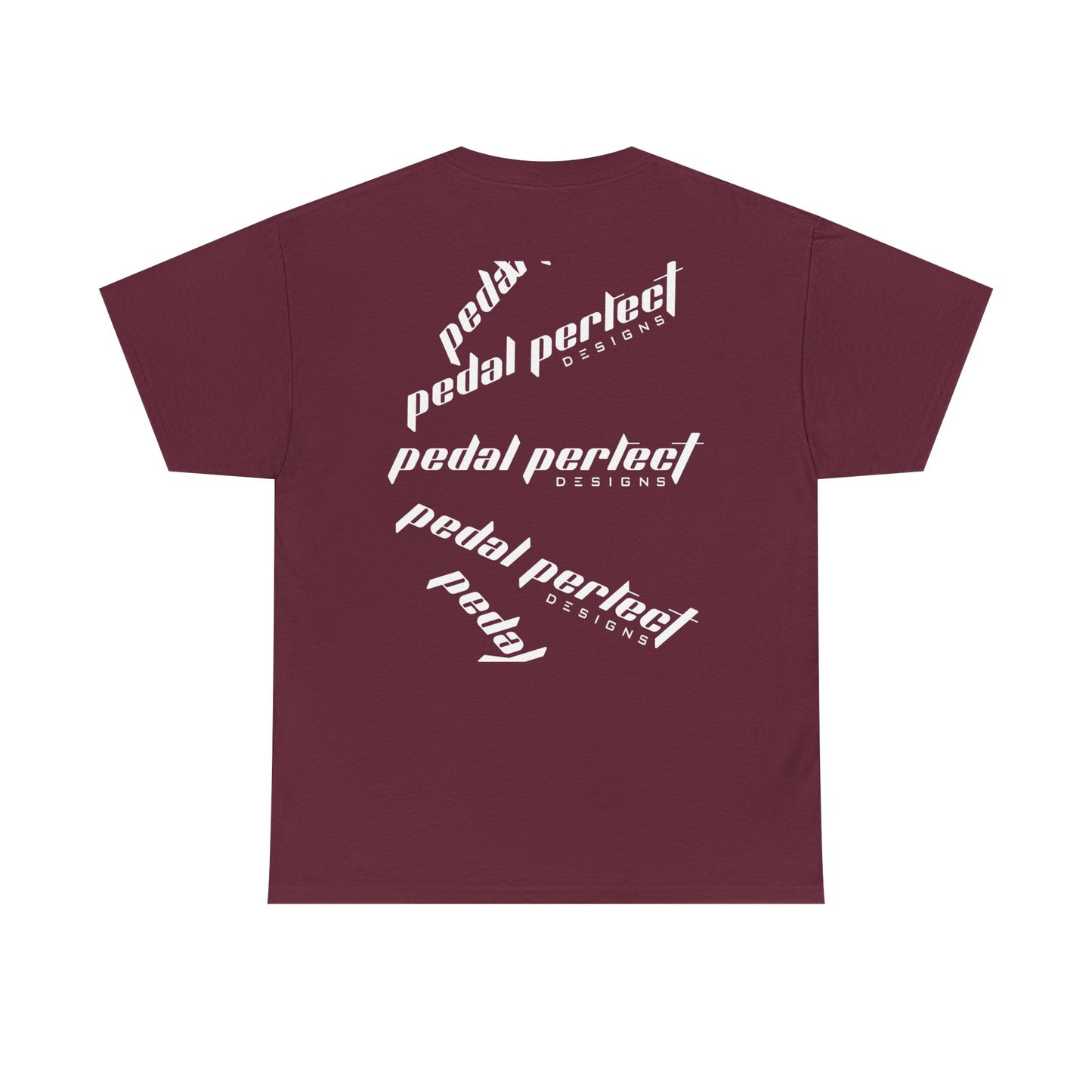 Pedal Perfect Graphic Tee - Unisex Heavy Cotton T-Shirt for Cycling Enthusiasts