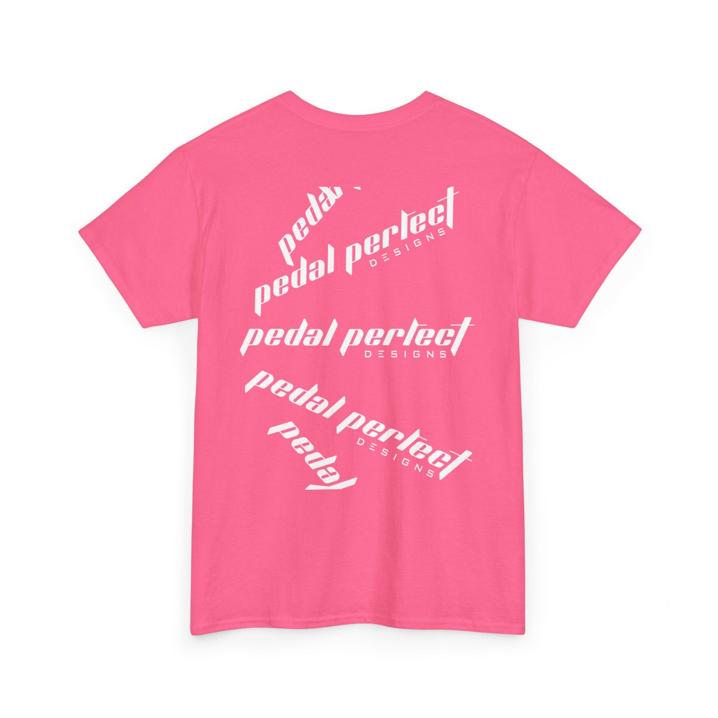 Pedal Perfect Graphic Tee - Unisex Heavy Cotton T-Shirt for Cycling Enthusiasts