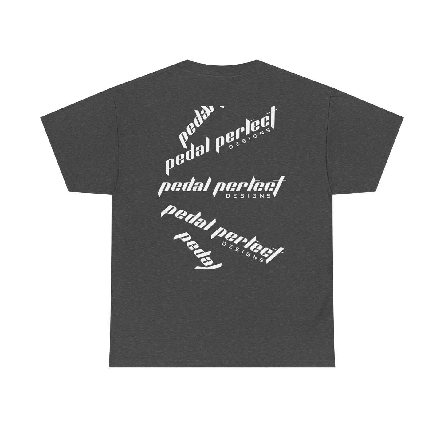 Pedal Perfect Graphic Tee - Unisex Heavy Cotton T-Shirt for Cycling Enthusiasts