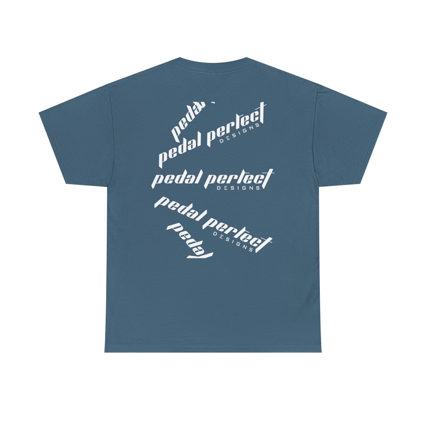 Pedal Perfect Graphic Tee - Unisex Heavy Cotton T-Shirt for Cycling Enthusiasts