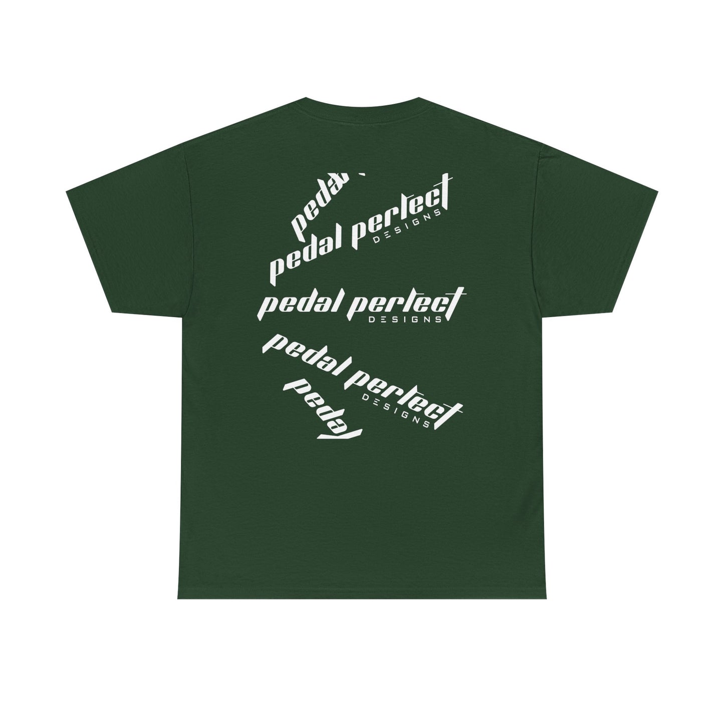 Pedal Perfect Graphic Tee - Unisex Heavy Cotton T-Shirt for Cycling Enthusiasts