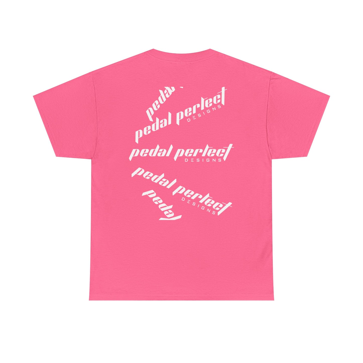 Pedal Perfect Graphic Tee - Unisex Heavy Cotton T-Shirt for Cycling Enthusiasts