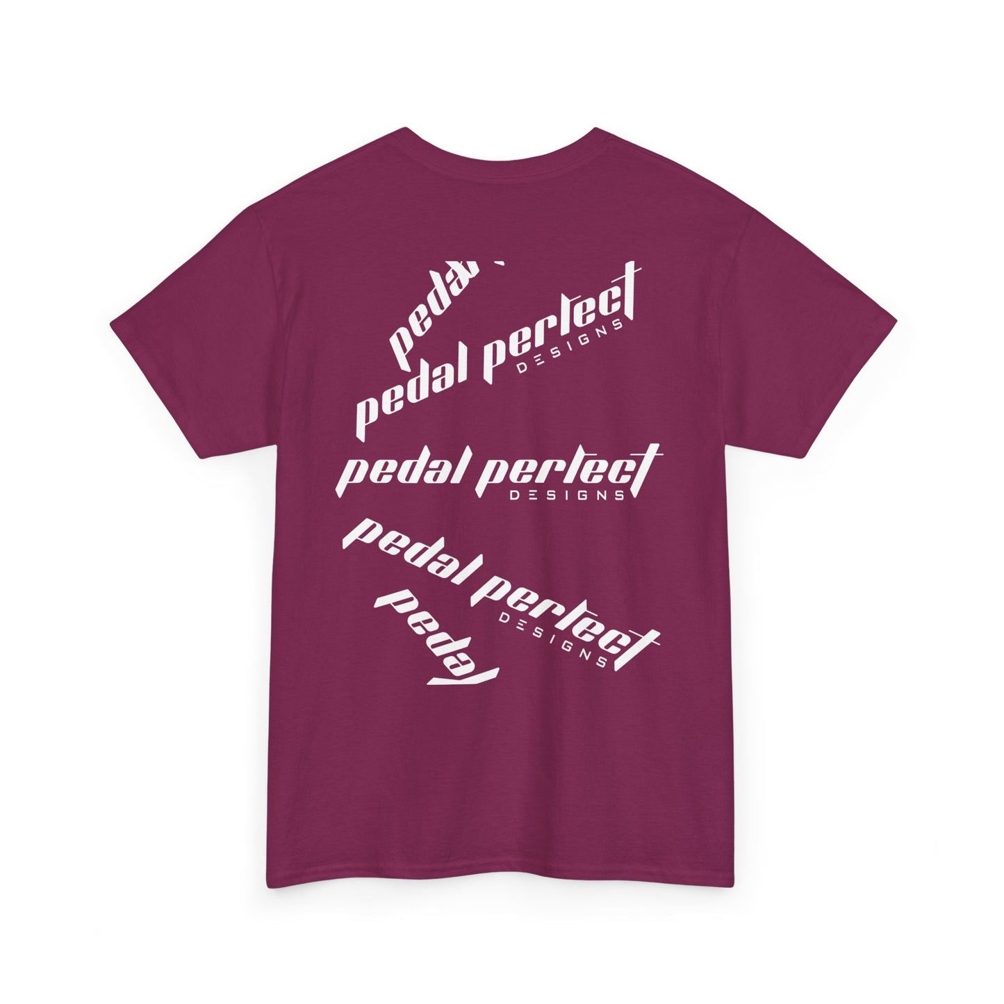 Pedal Perfect Graphic Tee - Unisex Heavy Cotton T-Shirt for Cycling Enthusiasts