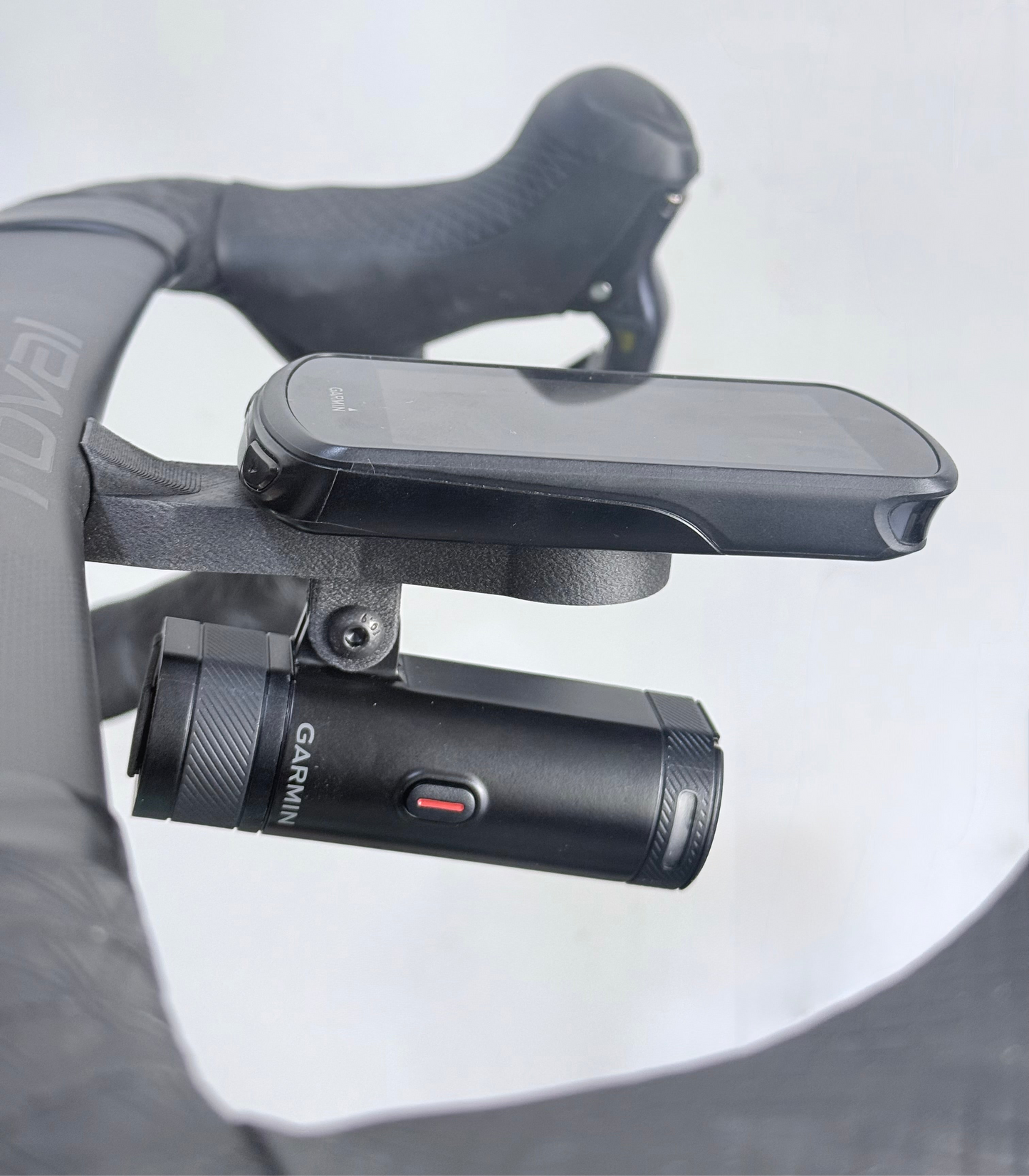 Aero Computer Mount with GoPro Add-On For The Roval Rapid Cockpit (SL8 Tarmac)