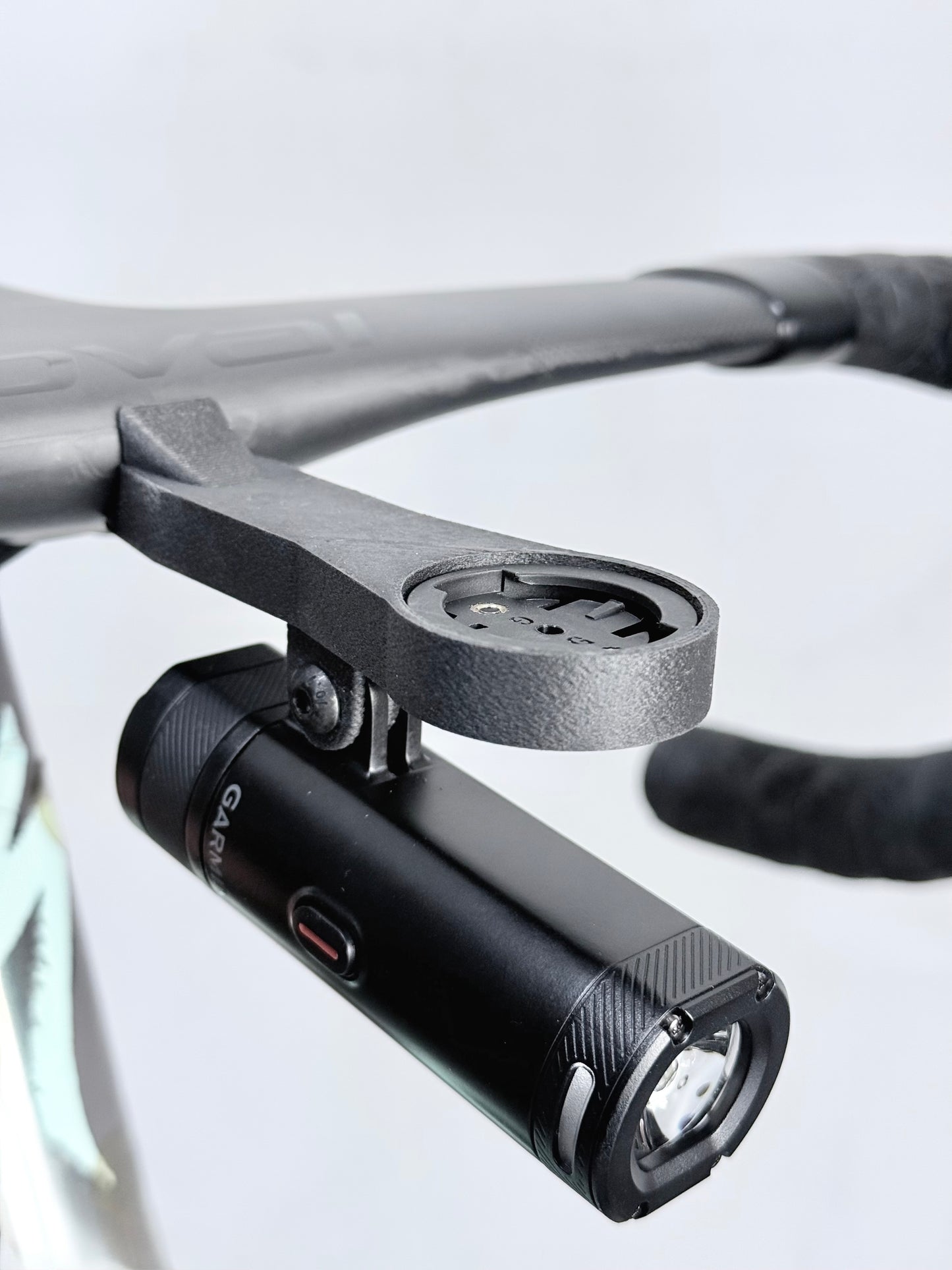 Aero Computer Mount with GoPro Add-On For The Roval Rapid Cockpit (SL8 Tarmac)