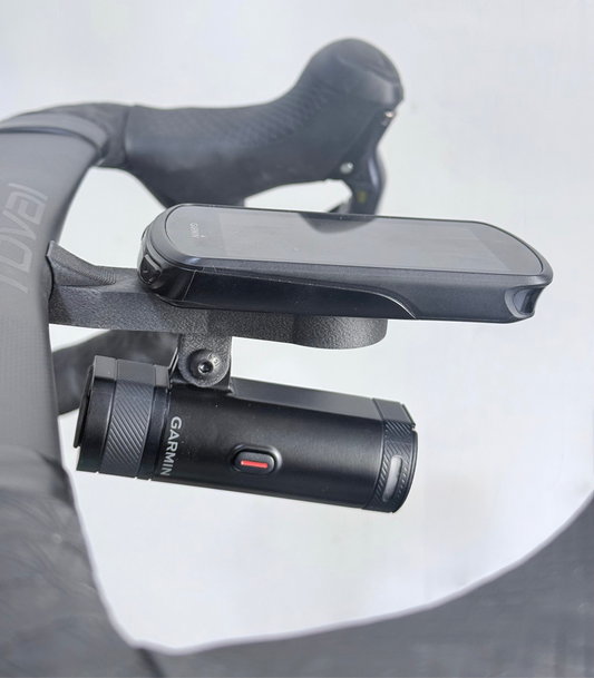 Aero Computer Mount with GoPro Add-On For The Roval Rapid Cockpit (SL8 Tarmac)