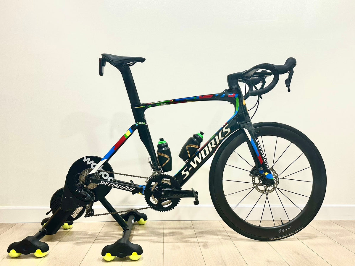 Cycle Trainer Rocker Plate Indoor Turbo Trainer Rocker Feet with Tennis Balls – Pedal Perfect Designs